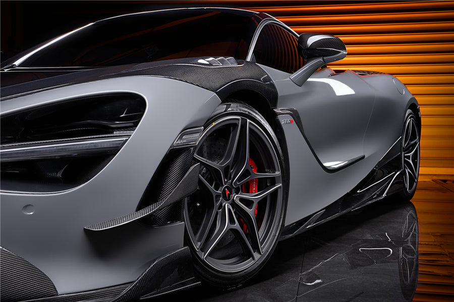 McLaren 720s Se²NWB Style Carbon Fiber Canards 2017-2021