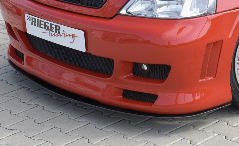 Spoilerzwaard Voorbumper Opel Astra G Rieger