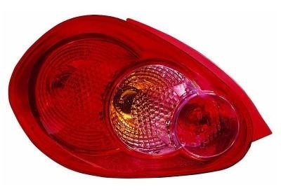 achterlicht, incl fittingdeel, links,-01/2009 Toyota Aygo, 2005-