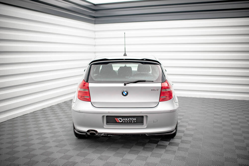 Spoiler V.2 BMW 1 Serie E87 FL Maxton Glans Zwart