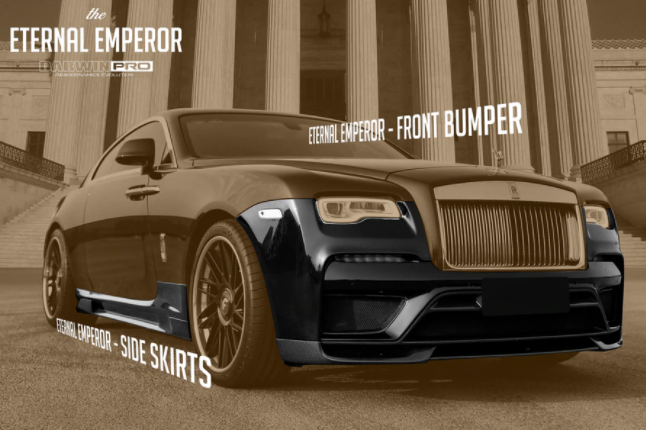 Rolls-Royce Wraith BKSS Style Partial Carbon Fiber Full Body Kit 2016-2020