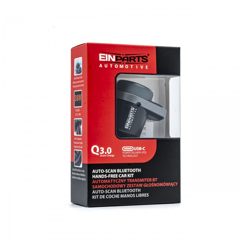 EPBTT01 BT FM TRANSMITTER PD QC 3.0 AUX