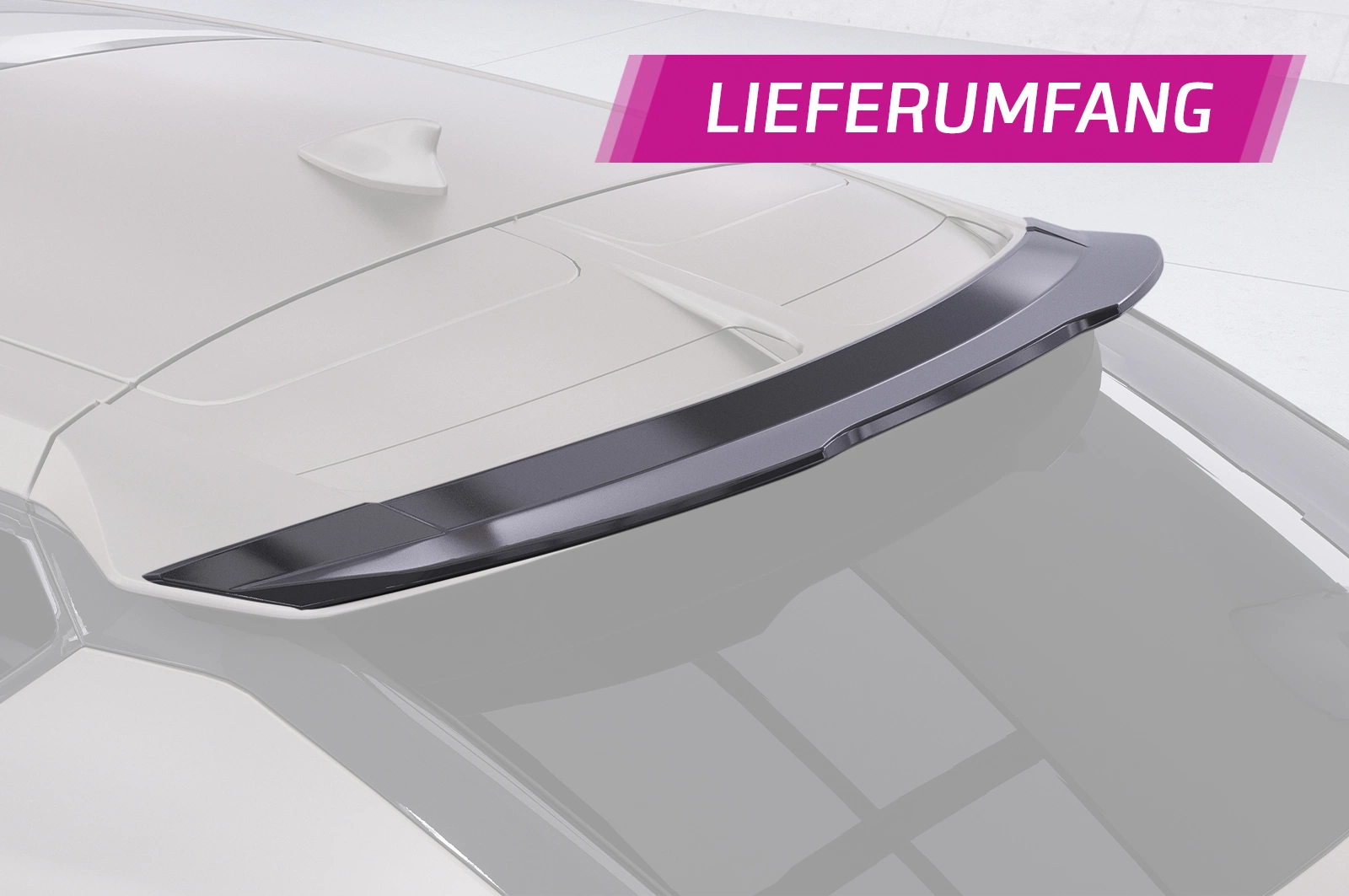 Achterspoiler Kia EV6 CSR glans zwart