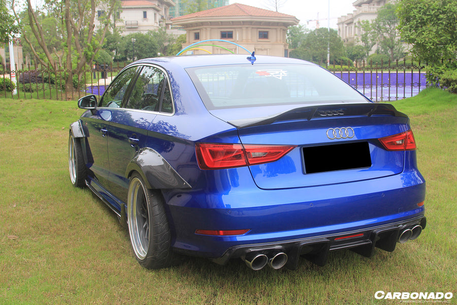 Audi S3/ A3 /RS3 Sedan RT Style Carbon Fiber Spoiler 2013-2020