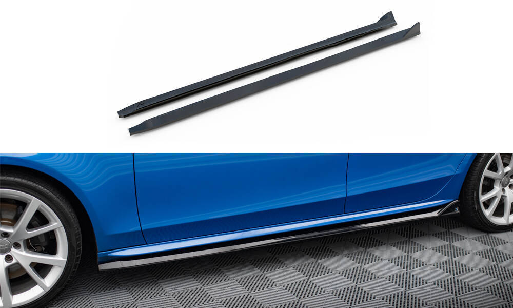 Zijskirts Diffusers V.4 Audi A4 / A4 S-line / S4 B8