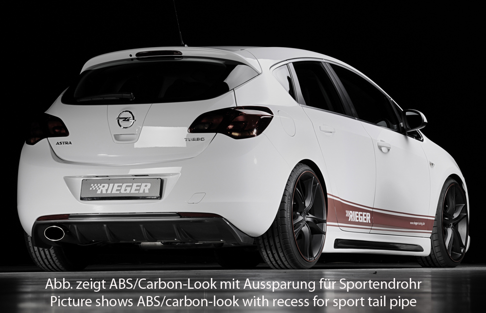 Rieger Achterdiffuser Astra J