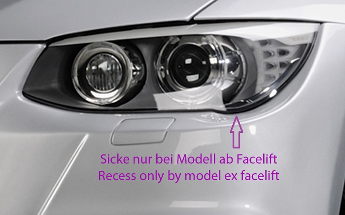 Voorspoilerlip BMW E92 Coupe Rieger