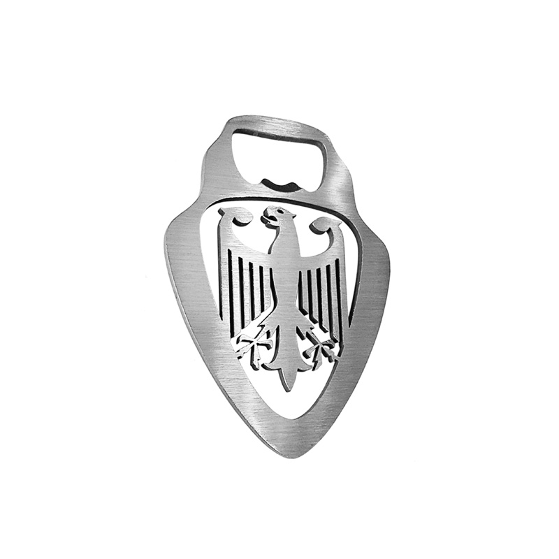 RVS Flesopener - 'Duitsland' (Zilver)