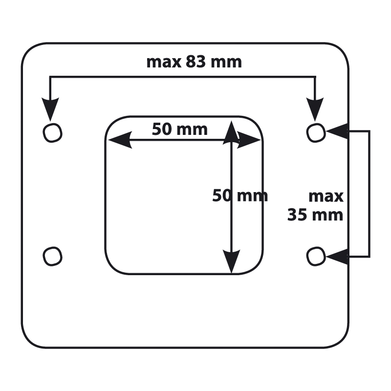 Adapter HP Bosch InjectionSystems 76mm