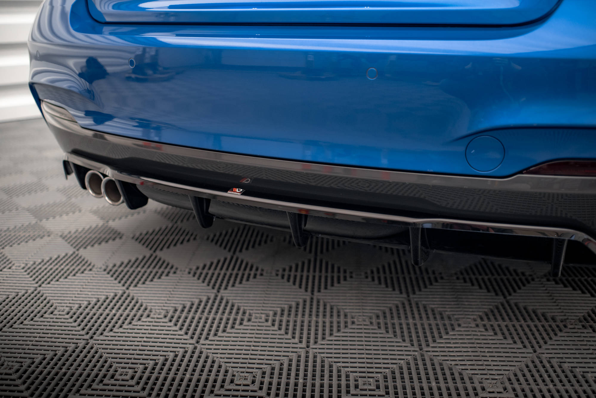 Diffuser BMW 2 Serie M Pakket F22 Maxton Glans Zwart