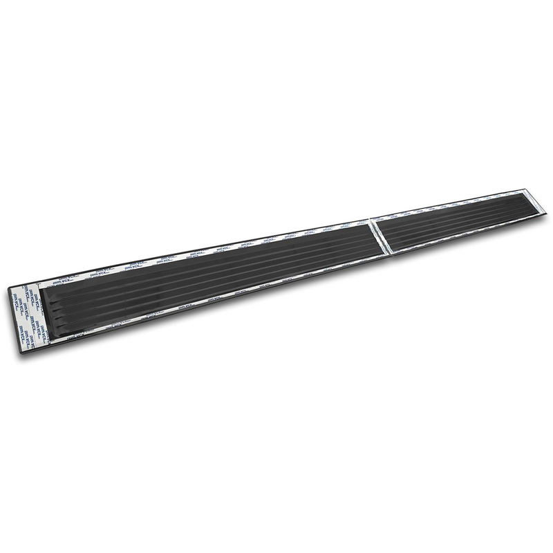 Avisa Zwart RVS Achterbumperprotector  Fiat Ducato III Facelift 2023- / Opel Movano III Facelift 2023- / Toyota Proace Max 2024- 'Ribs' (2 delen)