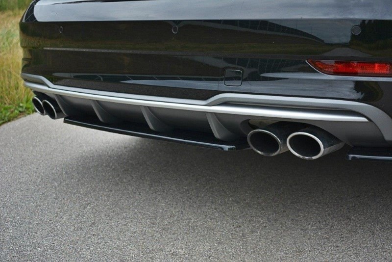 Centrale Achterspoiler Audi S3 8V FL Sedan Glanzend zwart
