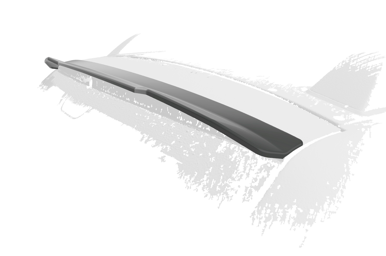 Spoiler Dacia Duster (1. Gen) CSR glans Zwart