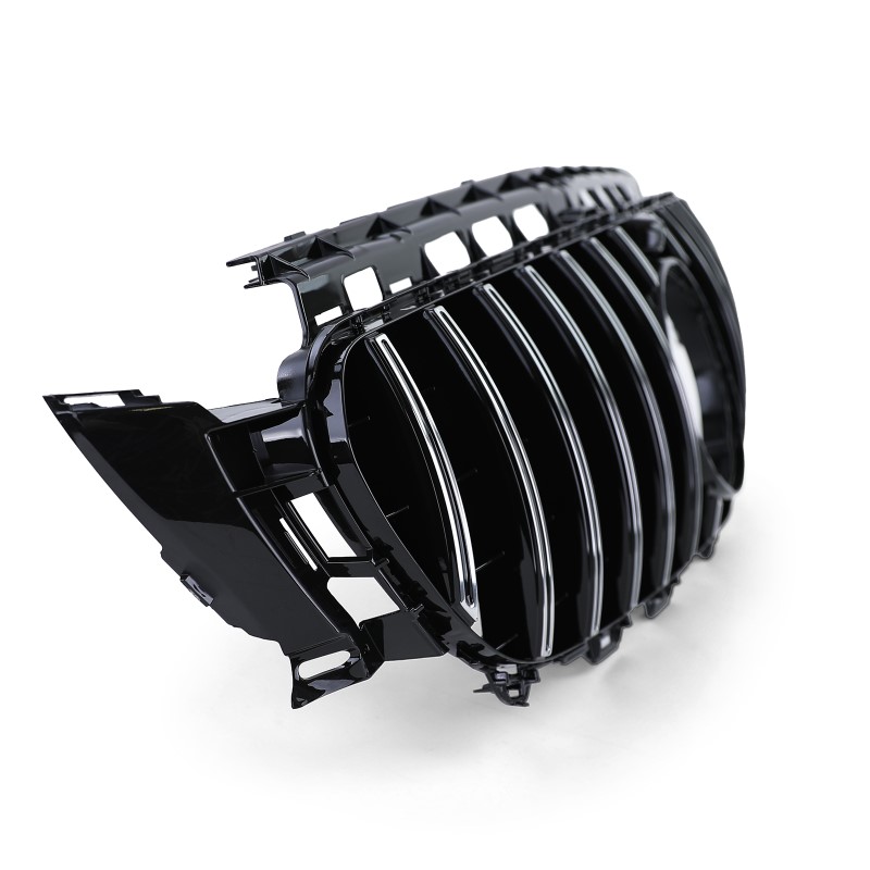 Grill Mercedes Benz E-Class W213 S213 C238 (2016+) GT-R Panamericana Design Chroom met 360 Camera