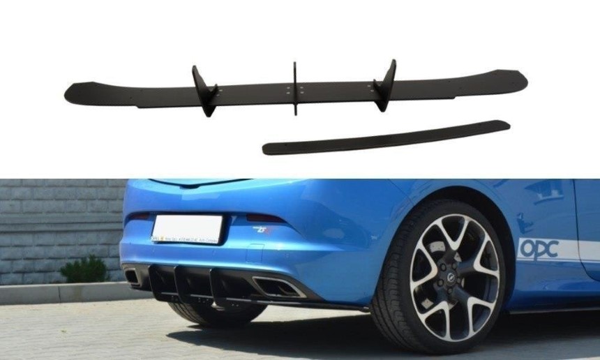 Diffuser Opel Astra J OPC/VXR Maxton Design glans zwart