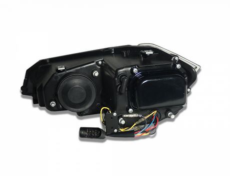 Headlights VW Polo Polo VI (2G) black