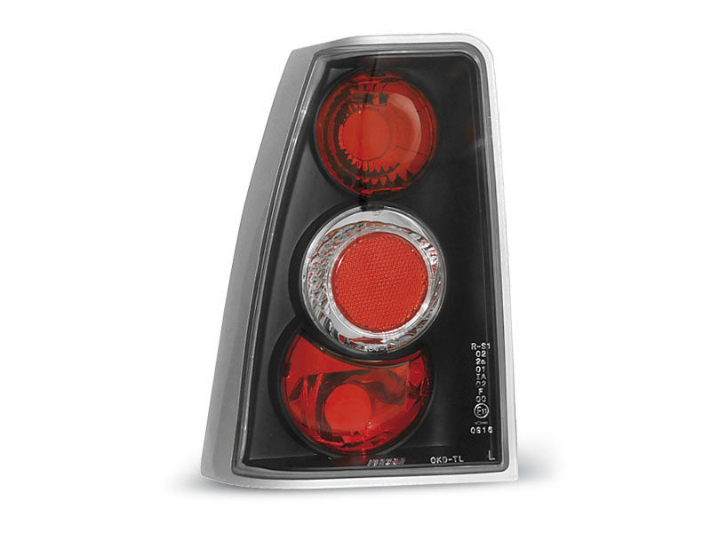 Luces traseras Opel Kadett E negro