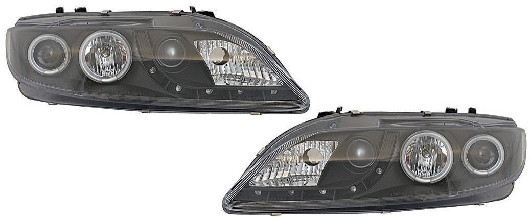Headlights MAZDA 6 02-08 clear/black