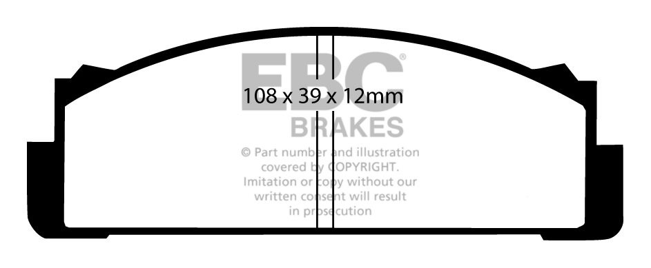 EBC Brakes MAZDA BEDRIJFSWAGEN Titan 2.5 D 2000-.. Remblokken vo