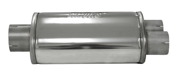 demper SPLIT ovaal 140/220 L=320mm 3 inch (76,1mm) Simons RVS
