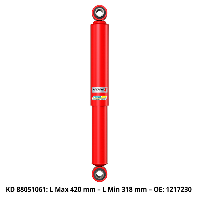 KONI Special Active schokdemper  Fiat Ducato based campers: Adria/Carthago/Hymer 2006- - Achteras - Lmin: 318mm - Lmax: 420mm (8805-1061)