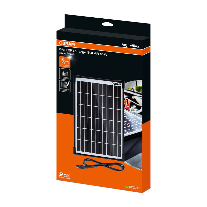 Osram BATTERYcharge Solar 10W - Zonnecel druppellader