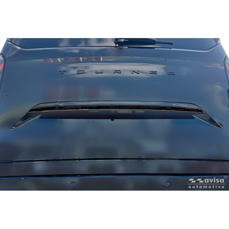 Avisa Zwart Chroom RVS Kofferbak Sierlijst  Ford Tourneo Custom II (V710) 2023- (met achterklep)