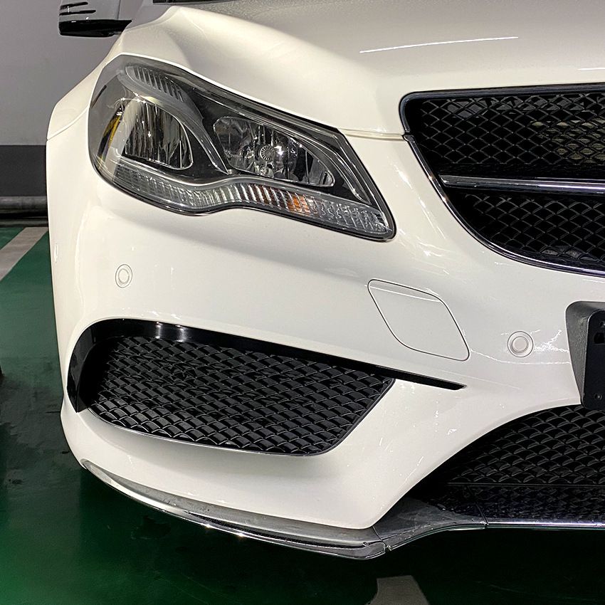 Canards Mercedes E Klasse W207 FL AMG Pakket Glans Zwart