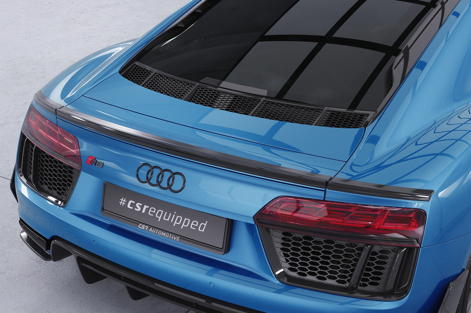 Achterspoiler Audi R8 4S Coupe glans zwart