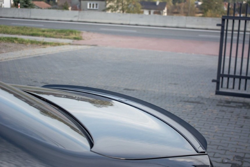 Spoiler uitbreiding Mercedes E W213 AMG-Line Maxton Design glans zwart