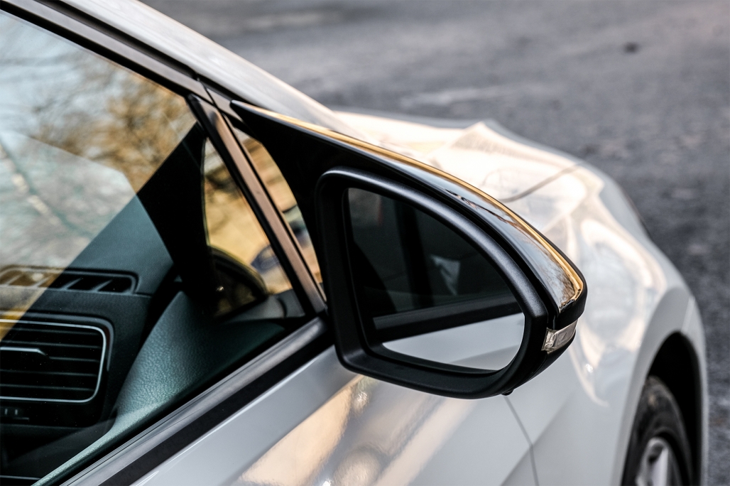 Spiegelkappen VW GOLF VII M Look Glans Zwart