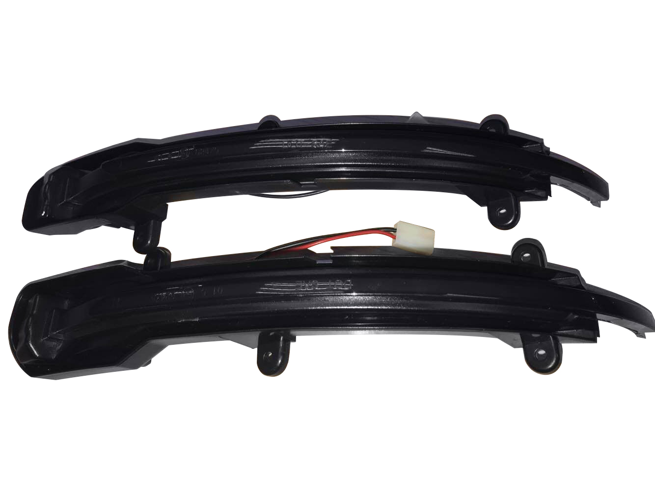 Set LED Zijspiegel-Knipperlichten  Audi Q5 2012-2016 & Q7 2010-2015 - Rookgrijs - incl. Dynamic Running Light