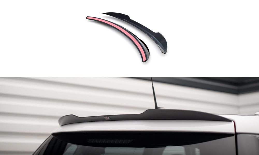 Spoiler Mini Cooper Countryman R60 FL 2014 - 2017 Maxton Glans Zwart