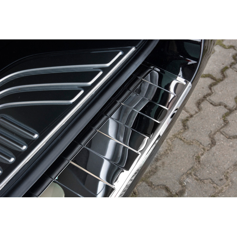 Chroom RVS Achterbumperprotector  Mercedes Vito / V-Klasse 2014-2019 & Facelift 2019- 'Ribs'
