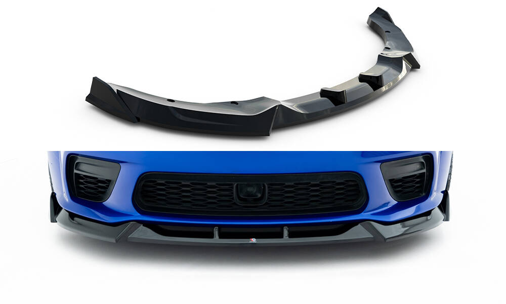Street Pro Voorspoiler Dodge Charger RT Scat Pack Widebody MK3 Facelift Maxton Glanzend zwart