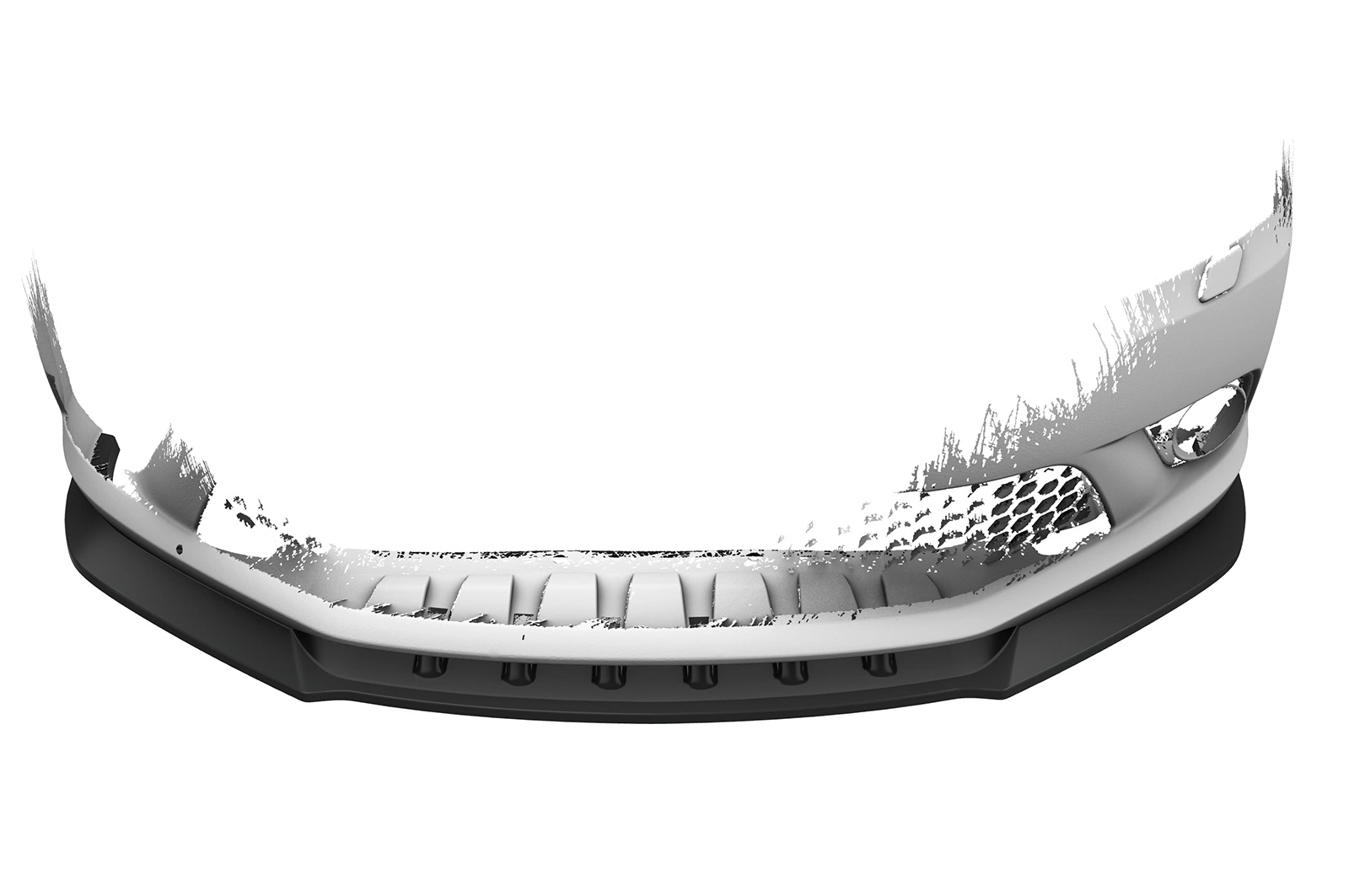 Voorspoiler Skoda Fabia 2 RS (Typ 5J) 2010–2014 – CSR Automotive – Glans Zwart