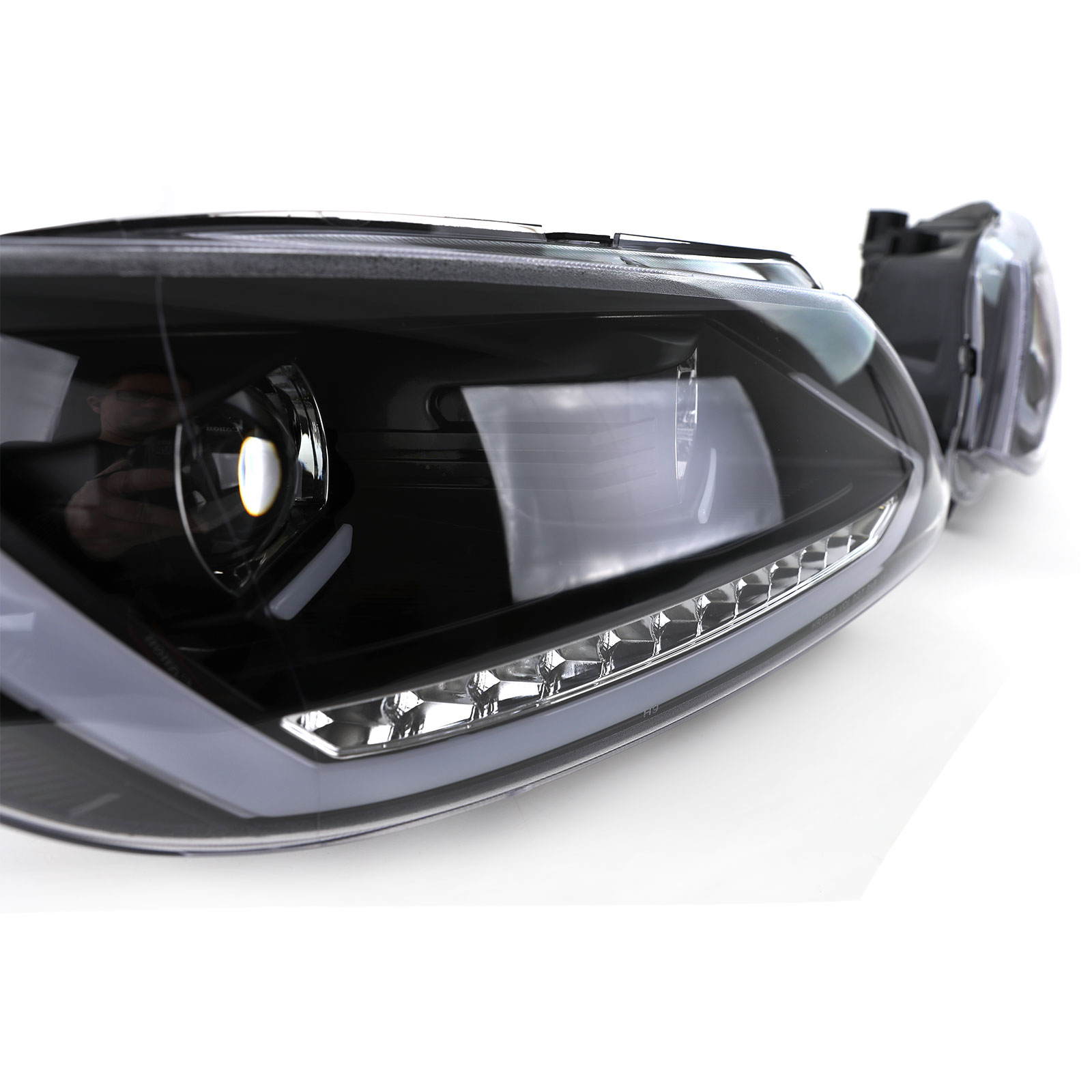 Faros VW Touran/Caddy Black