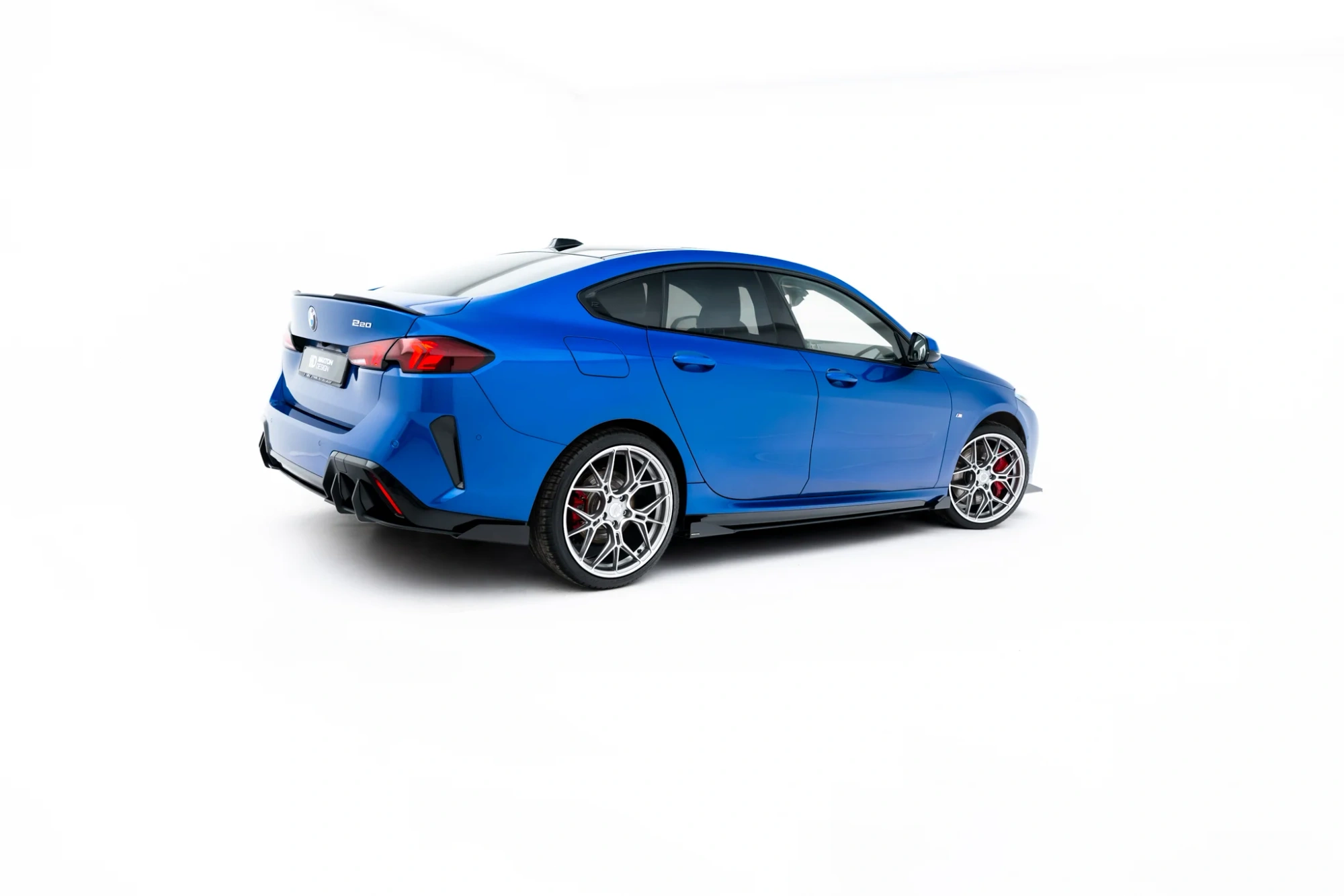 Street Pro Zijskirts + Flaps BMW M135i F70 /  BMW M235i F74 Maxton Glanzend zwart