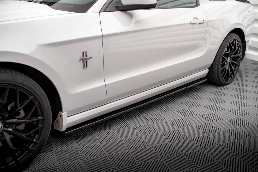 Zijskirts Ford Mustang MK FL Maxton Glans Zwart