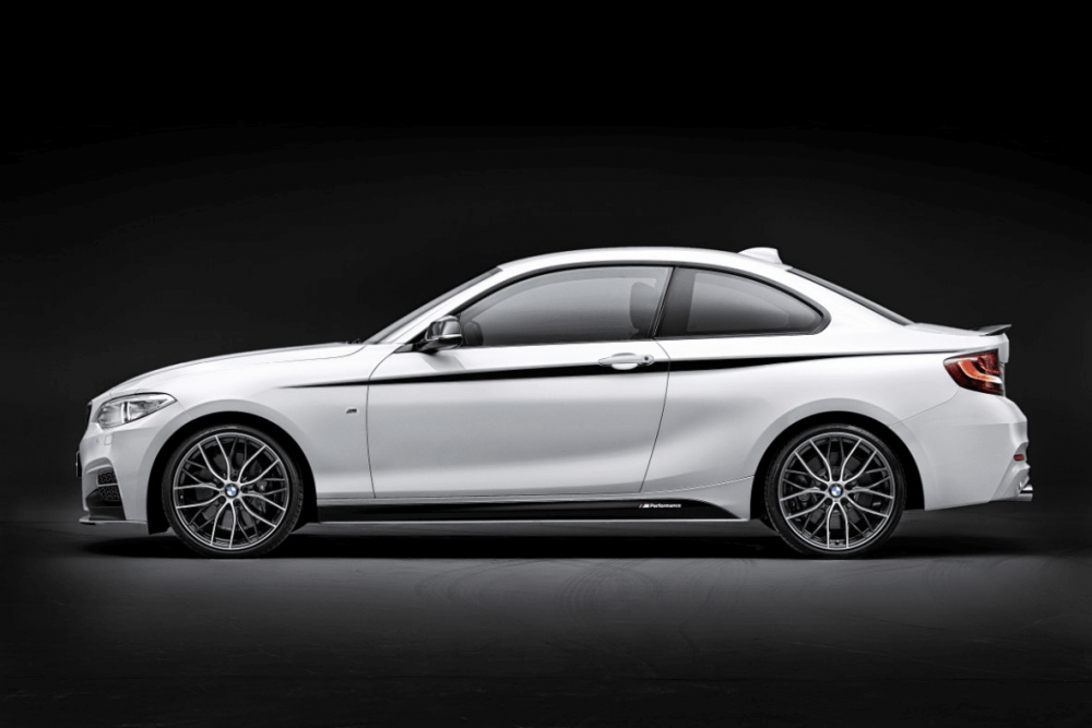 Accent streep voor BMW 1er F21 2er F22 F23