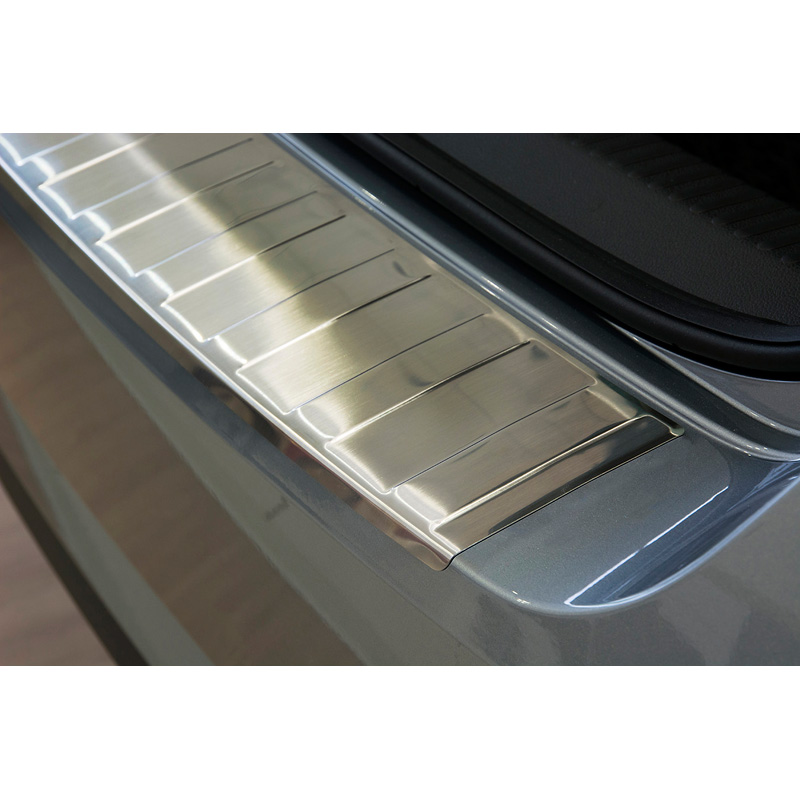 RVS Achterbumperprotector  Skoda Superb Liftback 2015-2019 & 2019- 'Ribs'