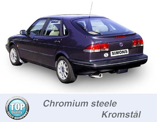 Simons Uitlaatsysteem af kat. Saab 900/900i 1994-1998