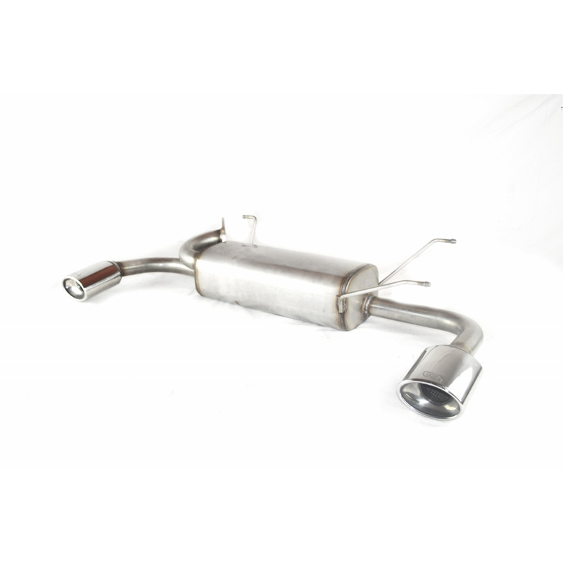 Dubbele RVS Sportuitlaat  Mazda MX5 NB 1.6i 81kW/1.8i 103kW 1998-2005 120x80mm