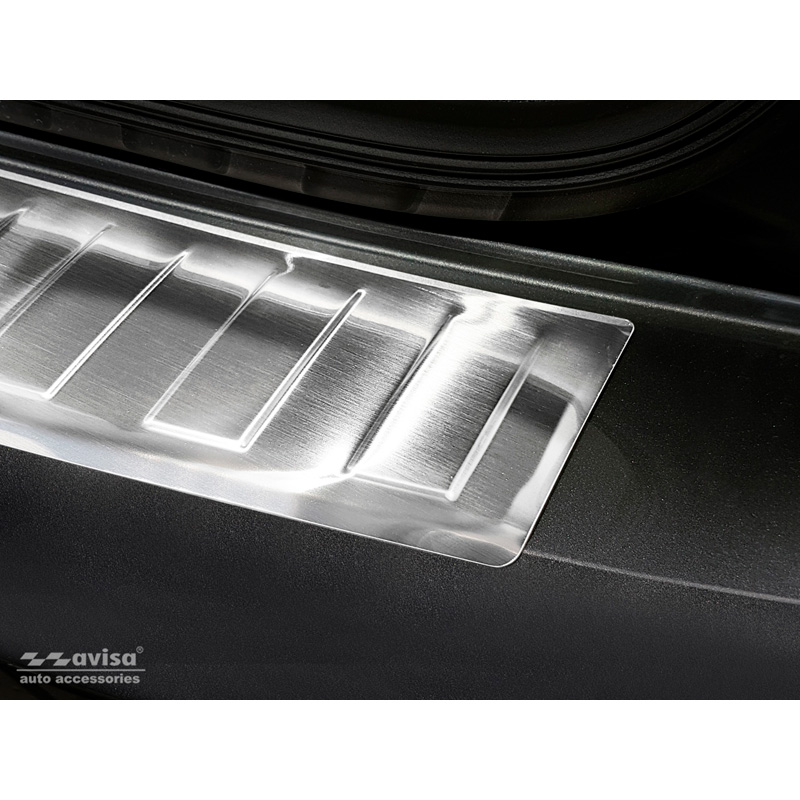 RVS Achterbumperprotector  Volkswagen Caddy 2004-2015 & 2015-2020 'Ribs'