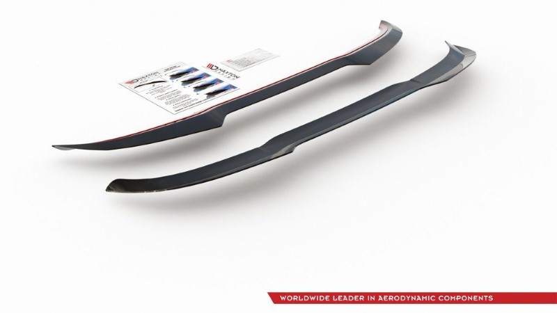 Spoilerkap Ford Fiesta Mk8 ST / ST-Line V.2 Glanzend Zwart Maxton