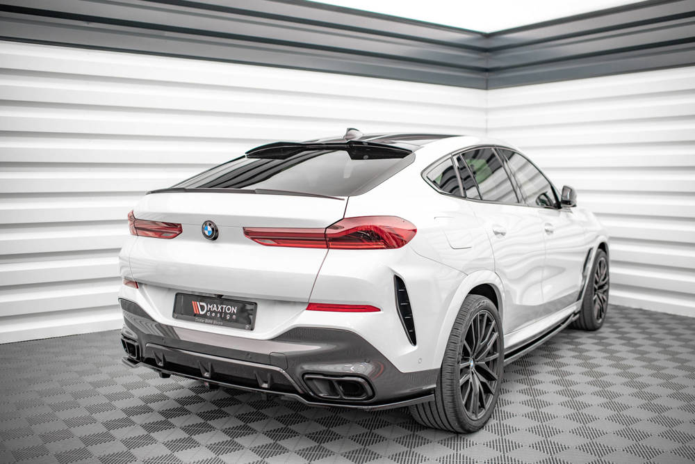 Spoiler BMW X6 M-pakket G06 glans zwart