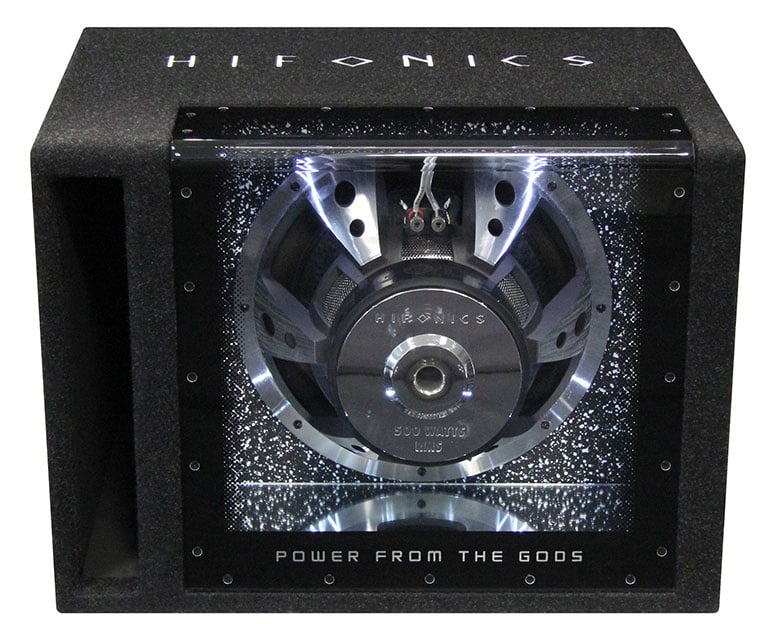 Hifonics Zeus ZX12BPI Subwoofer in kast 30cm