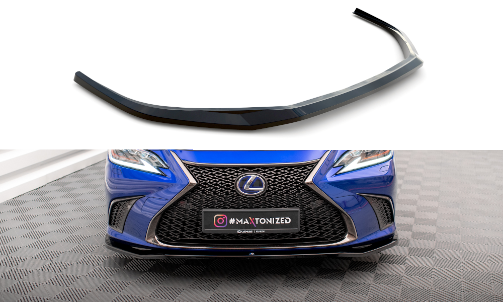 Voorspoiler V.1 Lexus ES F Sport 2019 - Maxton Glans Zwart