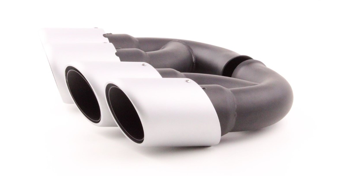 Exhaust tips Porsche Cayenne 958 92A Facelift GTS Look 14-17