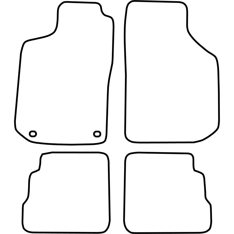 Automatten Velours  Saab 900 1993-1998